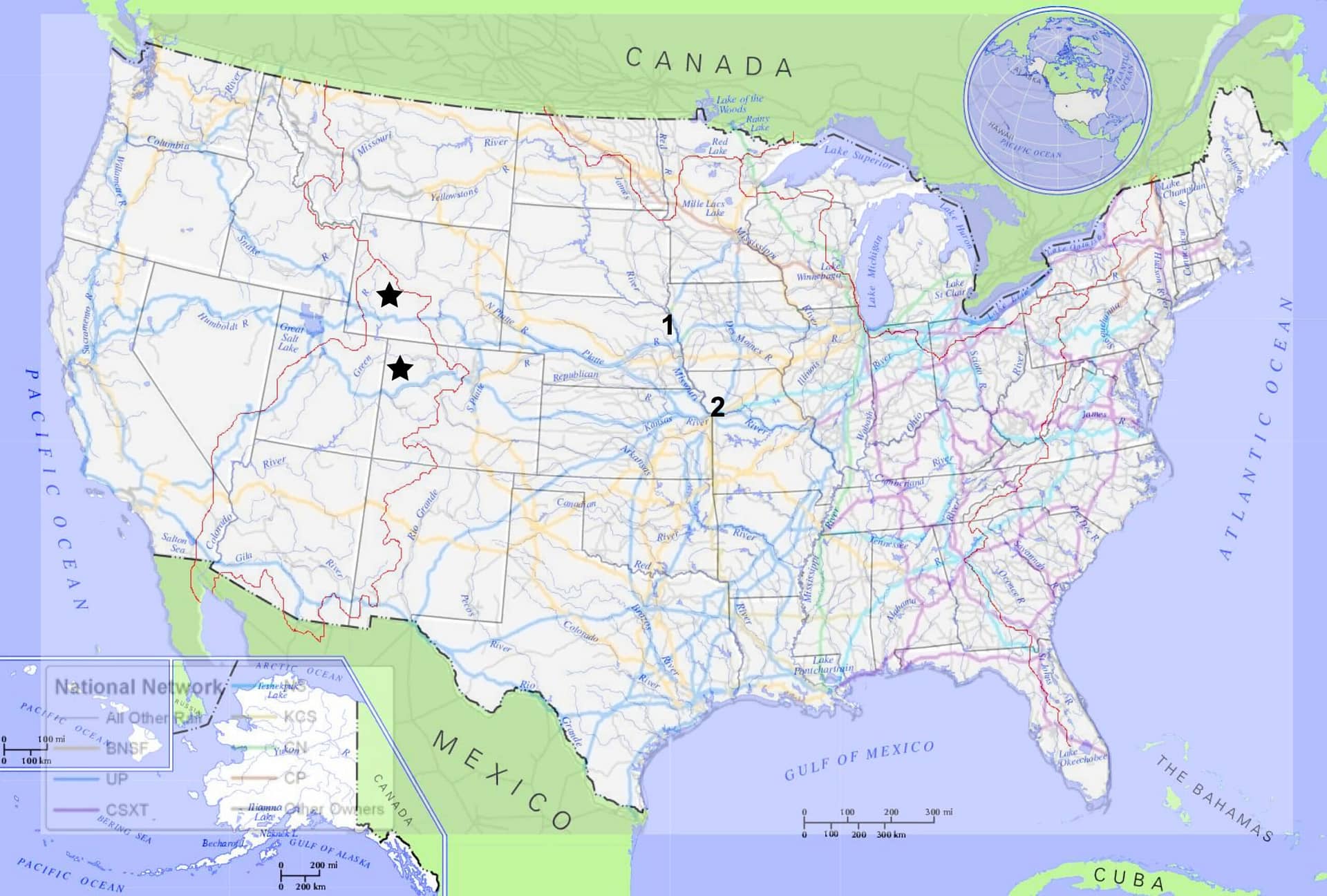 Full USA map